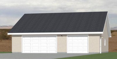 Model 9 2 065 Sqft Pdf Floor Plan 40x30 3 Car Garage With Carport
