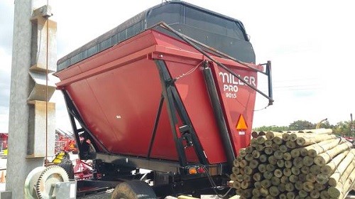 Miller Pro 9015 High lift Dump Wagon , Silage Trailer