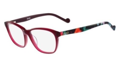 NEW Liu Jo LJ2643 604 Burgundy & Flowers Eyeglasses 53mm