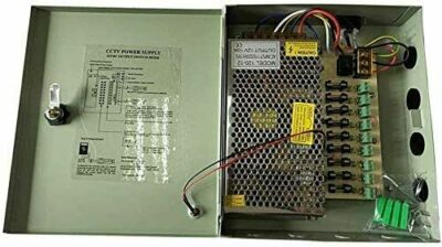 Power Supply Box Distribution DC 12V 10A 9 Channel 8CH CCTV DVR Security Camera 