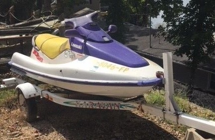 1996 Kawasaki 10' Jet Ski & Trailer - Missouri
