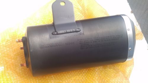 Suzuki Negro Moto Silenciadores, Silenciadores y Bafles