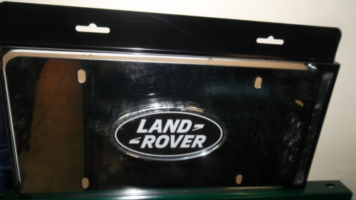 3D Land Rover Range Rover Stainless Steel License Plate Frame - Black Metal-752738