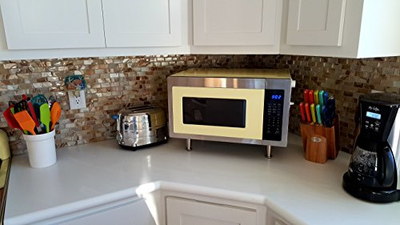 Big Chill Retro Microwave 1.6 cu. ft. 1200 watts Buttercup Yellow