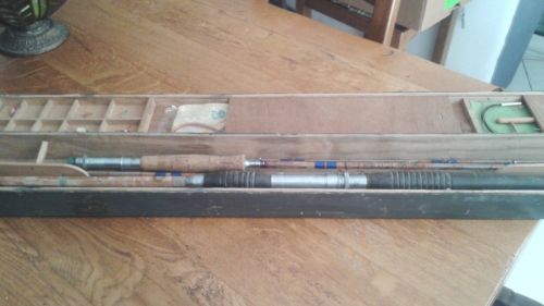 Ancienne Canne à Pêche En Fibre - Pour Déco Ou Collection