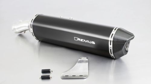 Remus Black Motorcycle Silencers, Mufflers and Baffles