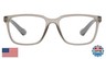SPORTEX SAV Men's E4220 Blue Light Reading Glasses - Flexible, Durable, Lightweight, High-Performance Blue Light Readers for Men, Grey Black, +1.50