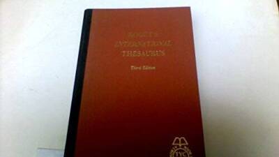 Rogets International Thesaurus - Third Edition - Hardcover - VERY GOOD