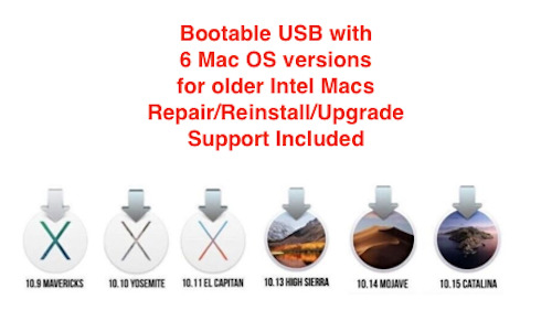 6-in-1 Repair USB Mac OS X  bootable installer Mavericks