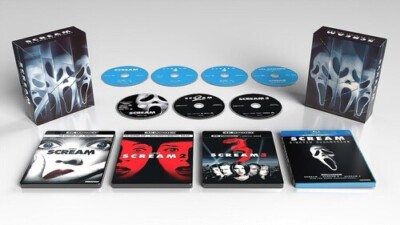 Scream: The Original Trilogy [New 4K UHD Blu-ray] With Blu-Ray, 4K Mastering,