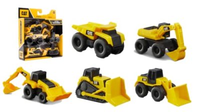 CAT Construction Toys, Little Machines 5pk Truck Toy Set, 5 Piece set 