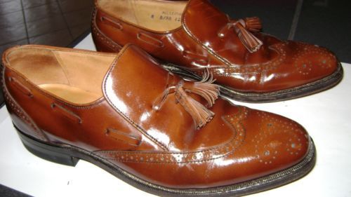 Vintage Hanover Men's Brown Shell Cordovan Oxford Dress Shoe's