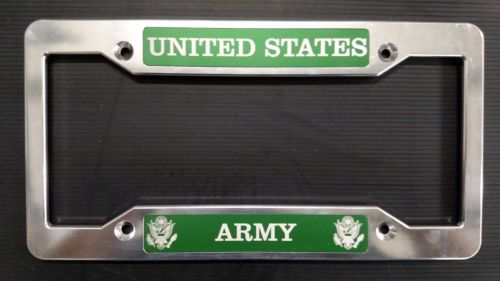 Tough Jeep Green Off-Road License Plate Frame – Unbreakable Polycarbonate For Front Or Rear