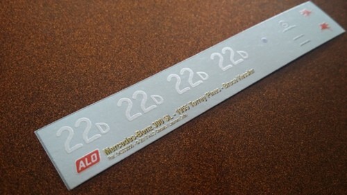 1955 Torrey Pines #22 Mercedes-Benz 300 Sl Bruce Kessler 1:43 Decals