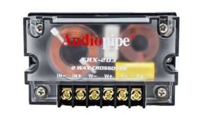 2) Audiopipe 2 way Crossover CRX-203 Passive Crossover Car Audio Tweeter
