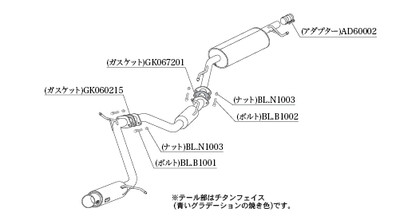 KAKIMOTO EXHAUST GT BOX 06 S FOR ALPHARD AERO BUMPER GGH30W GGH35W T443137S