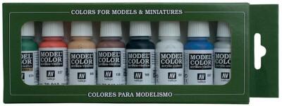 Vallejo 70.103 - Color Set, 8 Wargames Basics - New