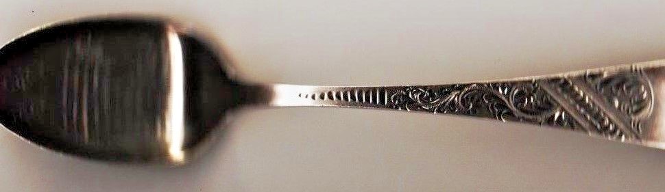 Salt Lake w/ Building Pat 1889 Sterling SILVER Souvenir Spoon Utah Mormon Temple