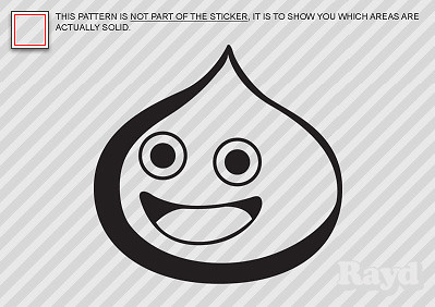 (2x) Dragon Quest Slime Sticker Decal Die Cut vinyl #2