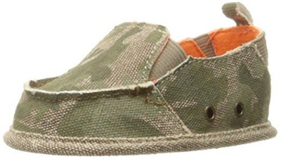 Natural Steps Boys' Lil Brody Loafer, Green, 1 M US Infant