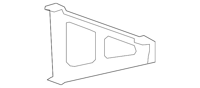 Genuine GM Rear Driver Side Bumper Impact Bar Brace 20899963