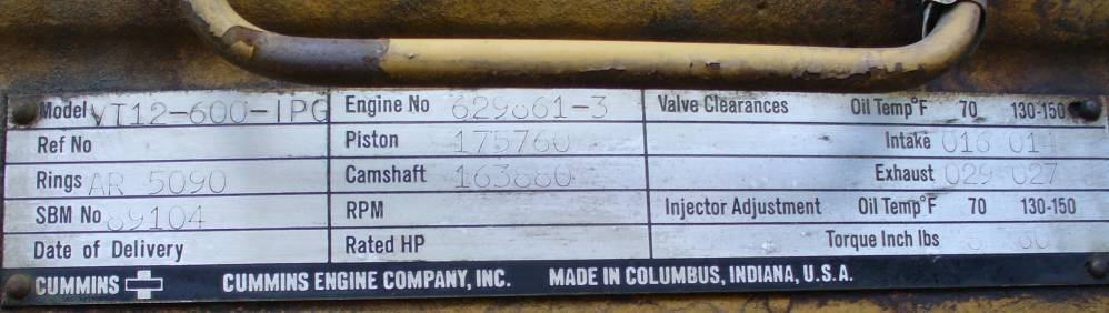 Cummins 300 KW Standby Generator Set w/1623 Hours