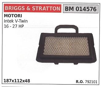 ISE Ersatz-Luftfilter Für Briggs & Stratton Motoren – Passt Für 5,5 PS Und 6,5 PS Intek, Ersetzt 690610, 498596, 697029