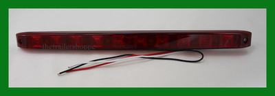 Maxxima 15'' Long Surface Mount Rectangular Stop Turn Tail Strip Light 10 Red LED
