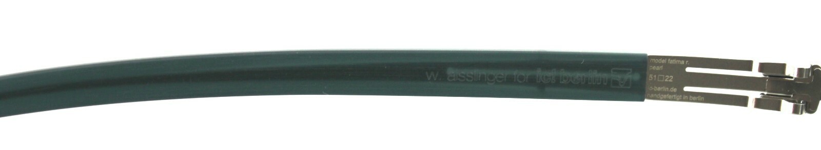Pre-owned Ic! Berlin Ic Berlin Fatima R (pearl Rocket Fuel) Optical Frame Anti-reflective Demo Lens In Clear