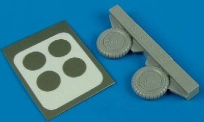 AIRES HOBBY 1/72 BF109G6 WHEELS PAINT MASKS D 7233