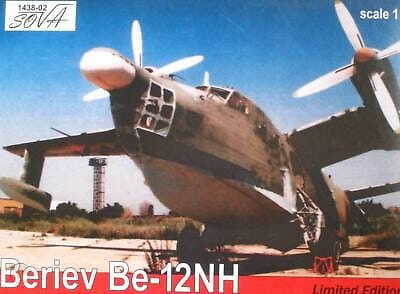 Amodel / Sova 1438-02 Be-12 Nh Aircraft Scale 1/144 Hobby Plastic Kit NEW