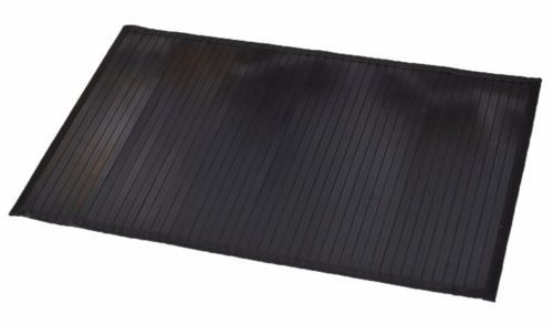 Alfombrillas de baño de baño Negro Cubre