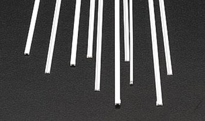 Plastruct I Beam Styrene 3/32 (10) - Model Scratch Building Plastic Strips