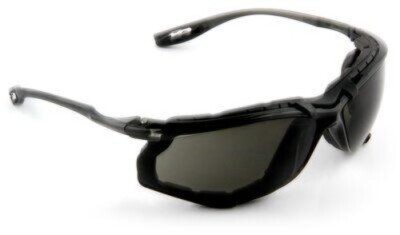 3M Virtua CCS Protective Safety Glasses w/ Foam Gasket Gray Anti-Fog Lens 11873