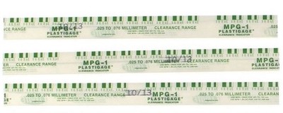 Plastigauge Plastigage Green .001''-.003'' Rod Main Bearing Clearance strips 3