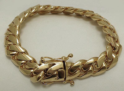 14kT ITALY ✴︎GOTV 　アンクレット 14KT ITALY YELLOW GOLD Bracelet Fancy Twisted Link 6.5
