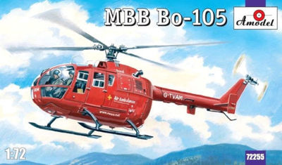 1/72 Amodel 72255 MBB Bo-105 multi-purpose helicopter 