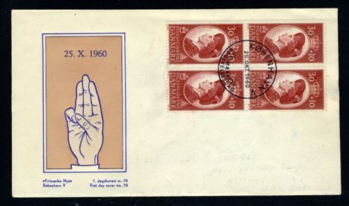 First Day of Issue Semi-Postal Danish & Faroese Stamps