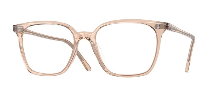 Pre-owned Oliver Peoples 0ov5488u Rasey 1471 Blush Square Unisex Eyeglasses In Clear