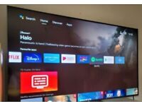 Ex display 55 inch Logik 4 k UHD Smart tv with wi fi immaculate RRP £389 Like new ! Pick up M27 