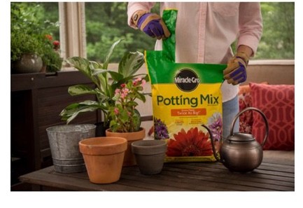 Miracle-Gro Potting Mix, 8 Quart