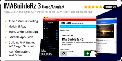 IMABuildeRz v3   Ionic Mobile App Builder + Code Generator
