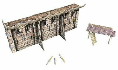 Battle Systems Fantasy Terrain City Wall Modular Card D&D DND
