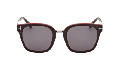 Pre-owned Tom Ford Philippa Ft1014 - 71a Sunglasses In Red