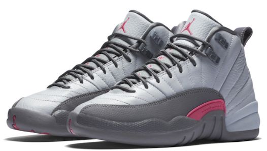 Jordan 12 wolf grey and pink clearance