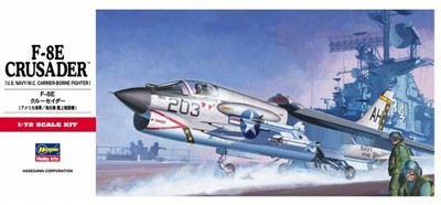 Hasegawa 339 Vought F-8E Crusader 1/72 Scale Plastic Model Kit