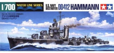 Tamiya 31911 US Destroyer Hammann 1/700 Scale Plastic Model 