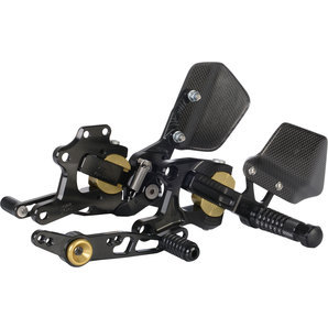 ウィングレイダーズ Kawasaki ZX-4RR / ZX-4R Adjustable Rearsets - Silver