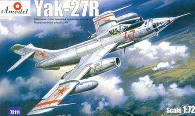 1/72 Amodel #72111 -  Yakovlev Yak-27R Soviet Reconnaissance aircraft.