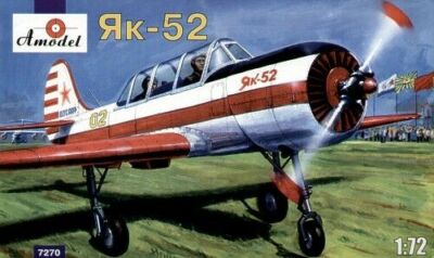 Amodel 7270 Yakovlev Yak-52 Two-Seat Sporting Aircraft 1/72 scale